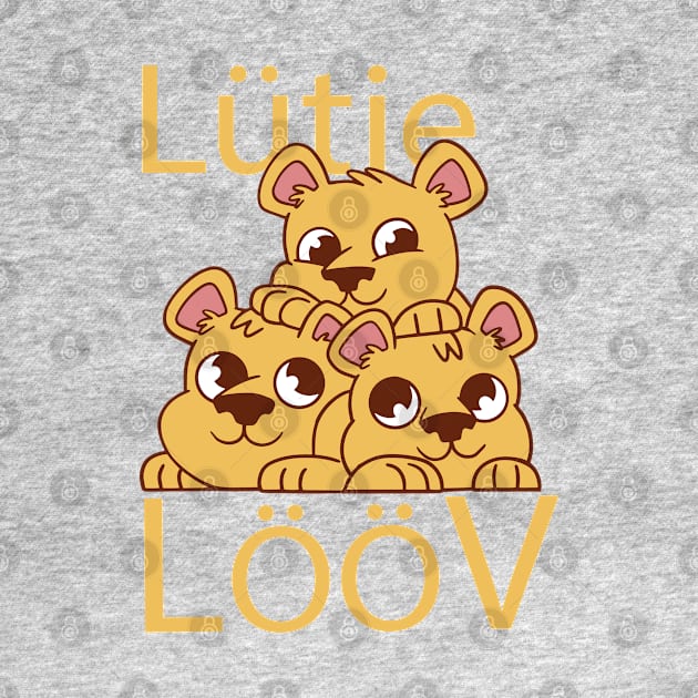 Lütje Lööv Low German Little Lion by DormIronDesigns